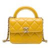 Chanel Mini Lambskin Paris Le19M Charming Top Handle Flap Secondhand