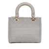 Dior Medium Embroidered Canvas Cannage Lady D Lite Secondhand