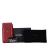 Chanel CC Quilted Caviar Flat Phone Case Wallet Pouch Secondhand