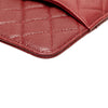 Chanel CC Quilted Caviar Flat Phone Case Wallet Pouch Secondhand