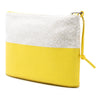 Secondhand LOEWE Repeat Anagram Jacquard and Leather Oblong Pouch