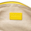 LOEWE Repeat Anagram Jacquard and Leather Oblong Pouch Secondhand