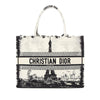 Dior Medium Embroidered Canvas Eiffel Tower Book Tote Secondhand