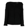 Chanel Black Wool Cardigan Jacket - 2000s Second hand