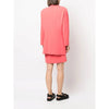 Secondhand Chanel Salmon Pink Wool Dress Suit - '80s