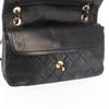 Chanel Vintage Square Classic Double Flap Bag Quilted Leather