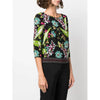Prada Multicolor Floral Silk Blouse - 2010s Second hand