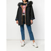 A.N.G.E.L.O. Vintage Cult Blue Wool and Fox Fur Coat - '80s Second hand