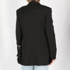 Secondhand Gianfranco Ferré Black Wool and Fur Blazer - '90s
