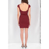 Katharine Hamnett Burgundy Dress - 2000s Second hand