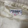 Secondhand Yves Saint Laurent Beige Bouclè Skirt - '80s