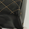 Chanel Surpique Boston Bag Quilted Leather