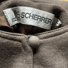 Jean-Louis Scherrer Brown Wool Dress - '90s Second hand