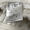 Secondhand Chanel White Ribbed Dress - 2000s