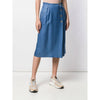 Louis Feraud Light Blue Linen and Wool Skirt - '70s Second hand