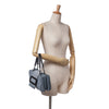 Secondhand Bottega Veneta Canvas Intrecciato Buckle Flap Handbag