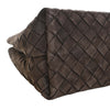 Secondhand Bottega Veneta Medium Suede Intrecciato Andiamo Bag
