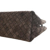 Secondhand Bottega Veneta Medium Suede Intrecciato Andiamo Bag