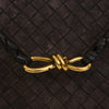 Secondhand Bottega Veneta Medium Suede Intrecciato Andiamo Bag