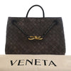 Secondhand Bottega Veneta Medium Suede Intrecciato Andiamo Bag