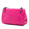 Secondhand Bottega Veneta Mini Nappa Intrecciato Expandable Chain Flap Crossbody