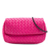 Secondhand Bottega Veneta Mini Nappa Intrecciato Expandable Chain Flap Crossbody