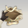Secondhand DIOR Diorissimo Boston Bag in Jacquard Canvas with Embroidered Details and Leather Accents-'00s