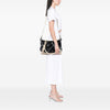 Secondhand Burberry Floral Beat Check Nylon and Patent Satchel