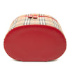 Secondhand Burberry Haymarket Check Canvas Vanity Bag