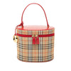 Secondhand Burberry Haymarket Check Canvas Vanity Bag