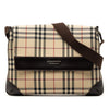 Secondhand Burberry House Check Canvas Flap Crossbody
