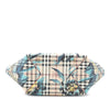 Secondhand Burberry Small Haymarket Check Coated Canvas Floral Print Canterbury Tote