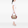 Secondhand Burberry Small Leather Trimmed Haymarket Check Coated Canvas Canterbury Tote