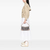 Secondhand Burberry Smoke Check Coated Canvas Shoulder Bag