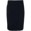 Secondhand Chanel Dark Blue Wool Midi Skirt - '90s