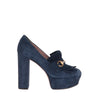 Gucci Blue Suede Pumps - 2010s Second hand