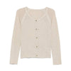 Chanel Beige Cashmere and Silk Cardigan - 2010s Second hand