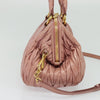 Miu Miu Madras Bowler Bag Matelasse Leather
