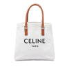 Secondhand Celine Small Canvas Logo Print Horizontal Cabas Tote