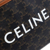 Secondhand Celine Small Triomphe Coated Canvas Clutch