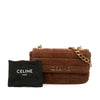 Secondhand Celine Suede Monochrome Shoulder Bag