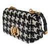 Christian Dior Caro Bag Macro-Houndstooth Fabric