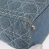 Christian Dior Vintage Lady Dior Bag Cannage Quilt Denim