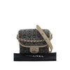 Secondhand Chanel Camellia Printed Canvas Double Side Flap