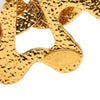 Secondhand Chanel CC Gold Plated Clover Brooch
