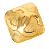 Secondhand Chanel CC Gold Plated Diamond Brooch
