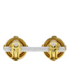 Secondhand Chanel CC Gold Plated Round Clip On Earrings
