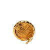 Secondhand Chanel CC Gold Plated Round Clip On Earrings