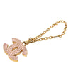 Secondhand Chanel CC Gold Plated Strass Bag Charm