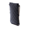 Secondhand Chanel CC Quilted Lambskin Chain Around Phone Holder Crossbody